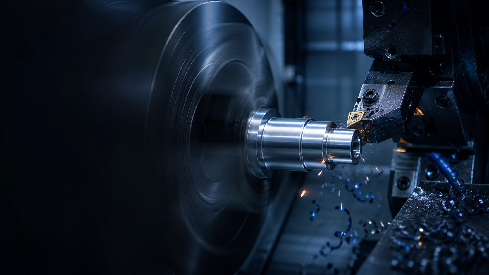 CNC torna operasyonu