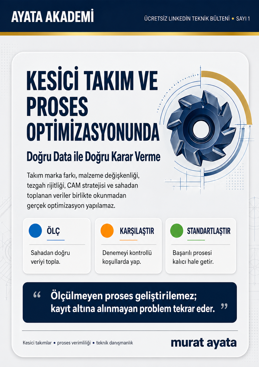 Teknik Bülten Sayı 1 kapağı
